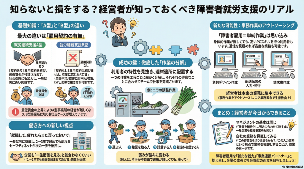障がい者就労支援のリアル